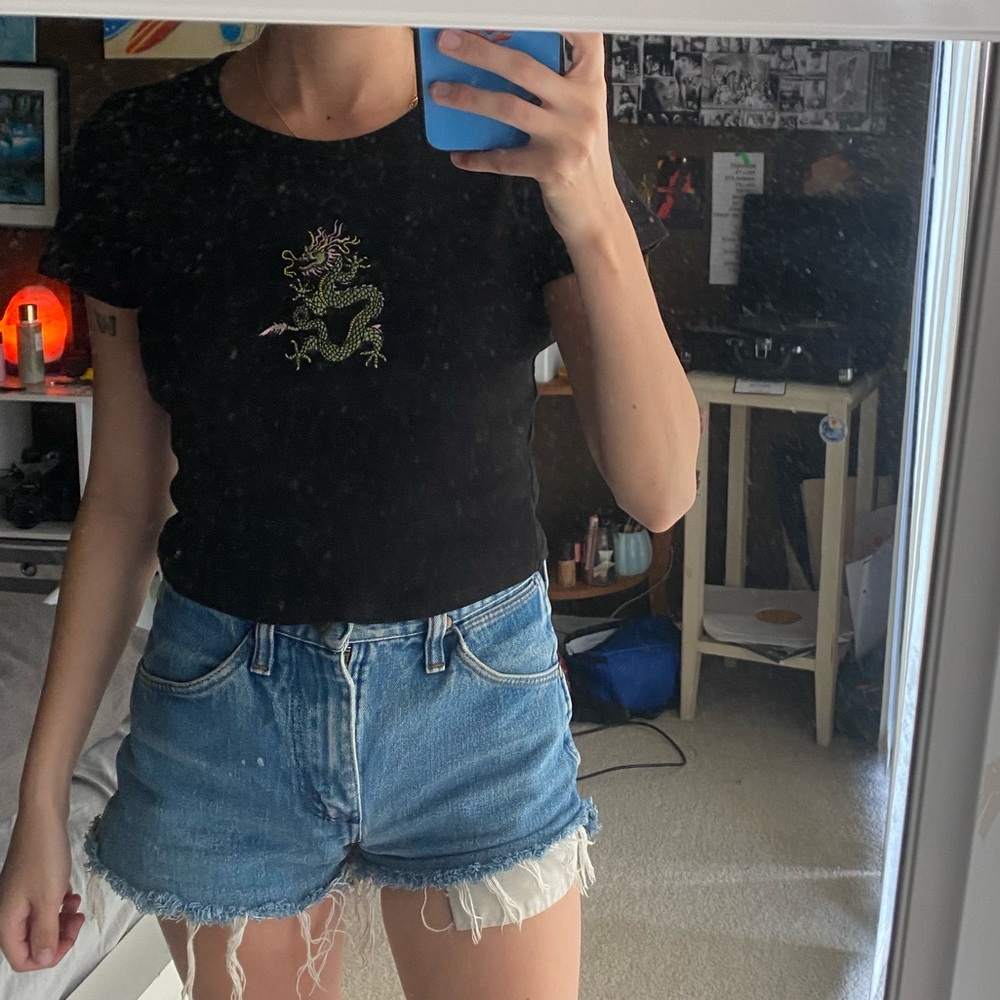 brandy melville dragon baby tee